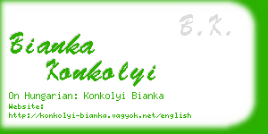 bianka konkolyi business card